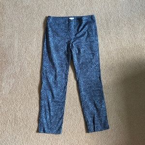 J.Jill Cropped Paisley Print Pants